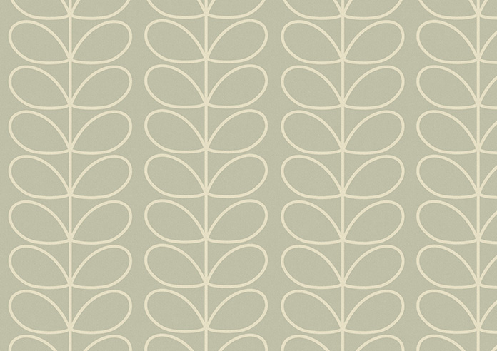 Orla Kiely Linear Stem, Pebble - Roman Blind - Image 7